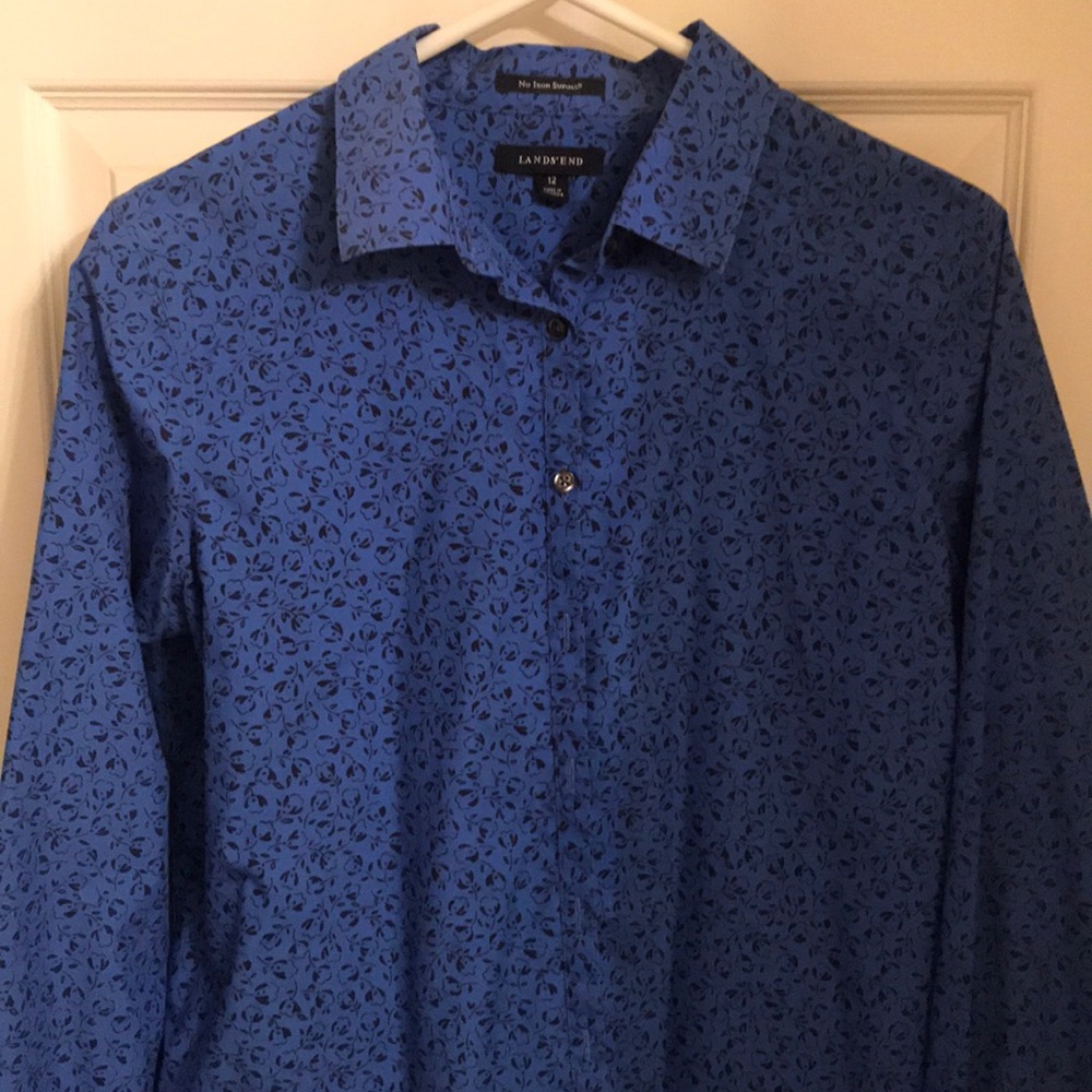 Land’s End size 12 women’s button down unique